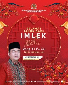 Ketua DPRD Kabupaten Pati Ucapkan Selamat Tahun Baru Imlek
