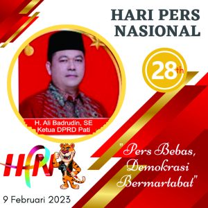 Ketua DPRD Pati Ucapkan Selamat HPN 2023