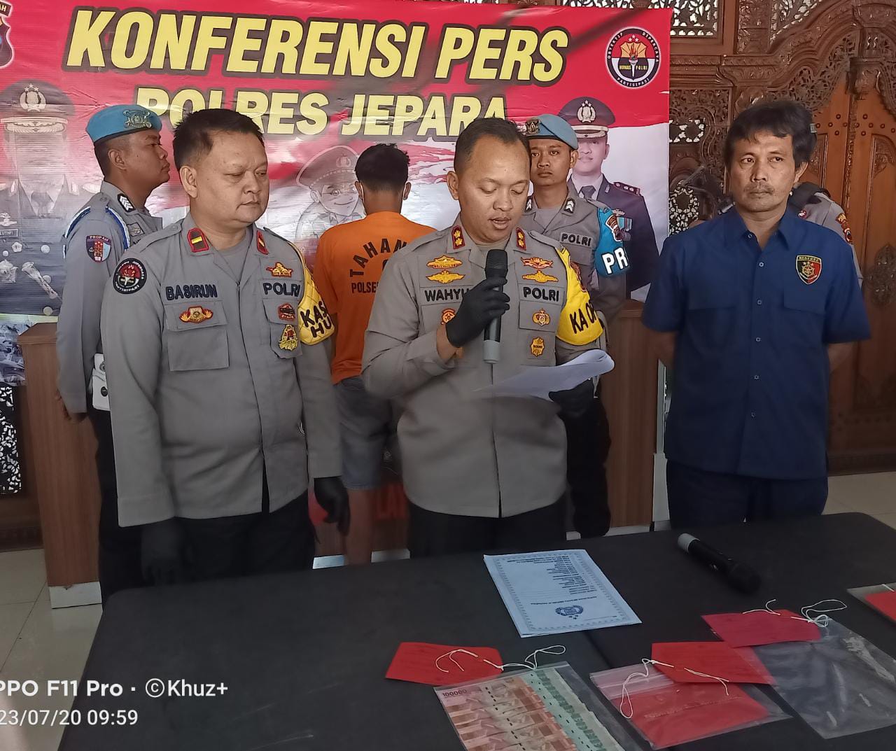 Mencuri Perhiasan dan Uang Ibu Untuk Karaoke, Akhirnya Dibekuk Polres Jepara