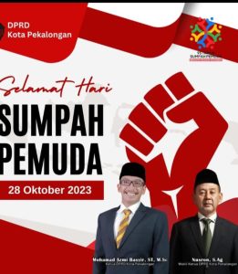Ucapan Sumpah Pemuda Pemkab Pekalongan