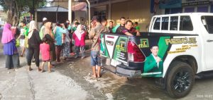 PKL dan Ojol Terima Bantuan Sembako dari H. M. Habli Mubarok Caleg DPRD Jepara PPP Nomor Urut 1 Dapil 1