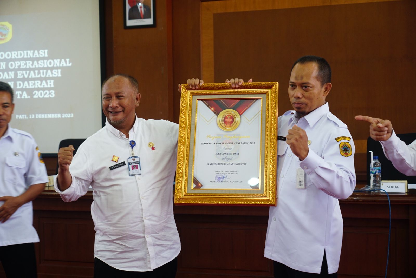 Kabupaten Pati Raih Innovative Government Award 2023 dari Kemendagri
