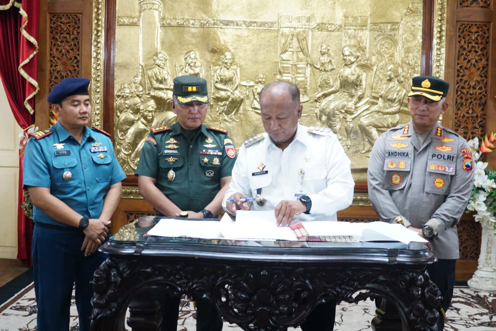 Pemkab Pati Serahkan Tanah Hibah untuk Polresta, TNI AD dan AL