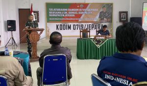 Silaturahmi Dandim Jepara Bersama Lsm, Ormas dan Media Ajak Wujudkan Jepara Mulus