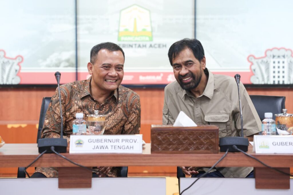 Gubernur Jateng Ahmad Luthfi dan Gubernur Aceh Muzakir Manaf