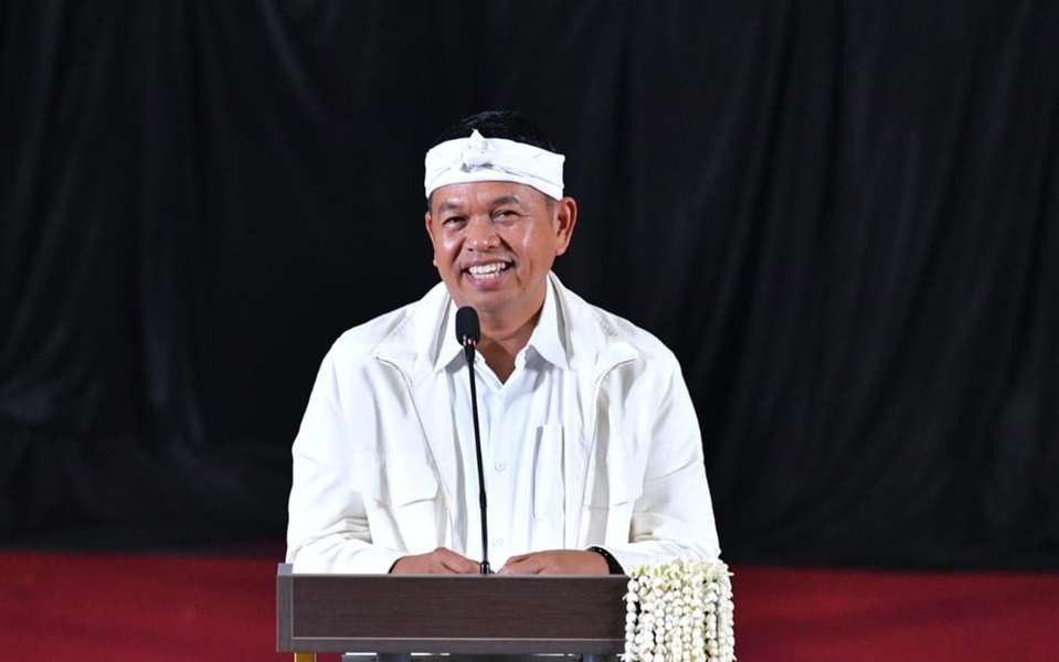 Gubernur Jawa Barat Dedi Mulyadi