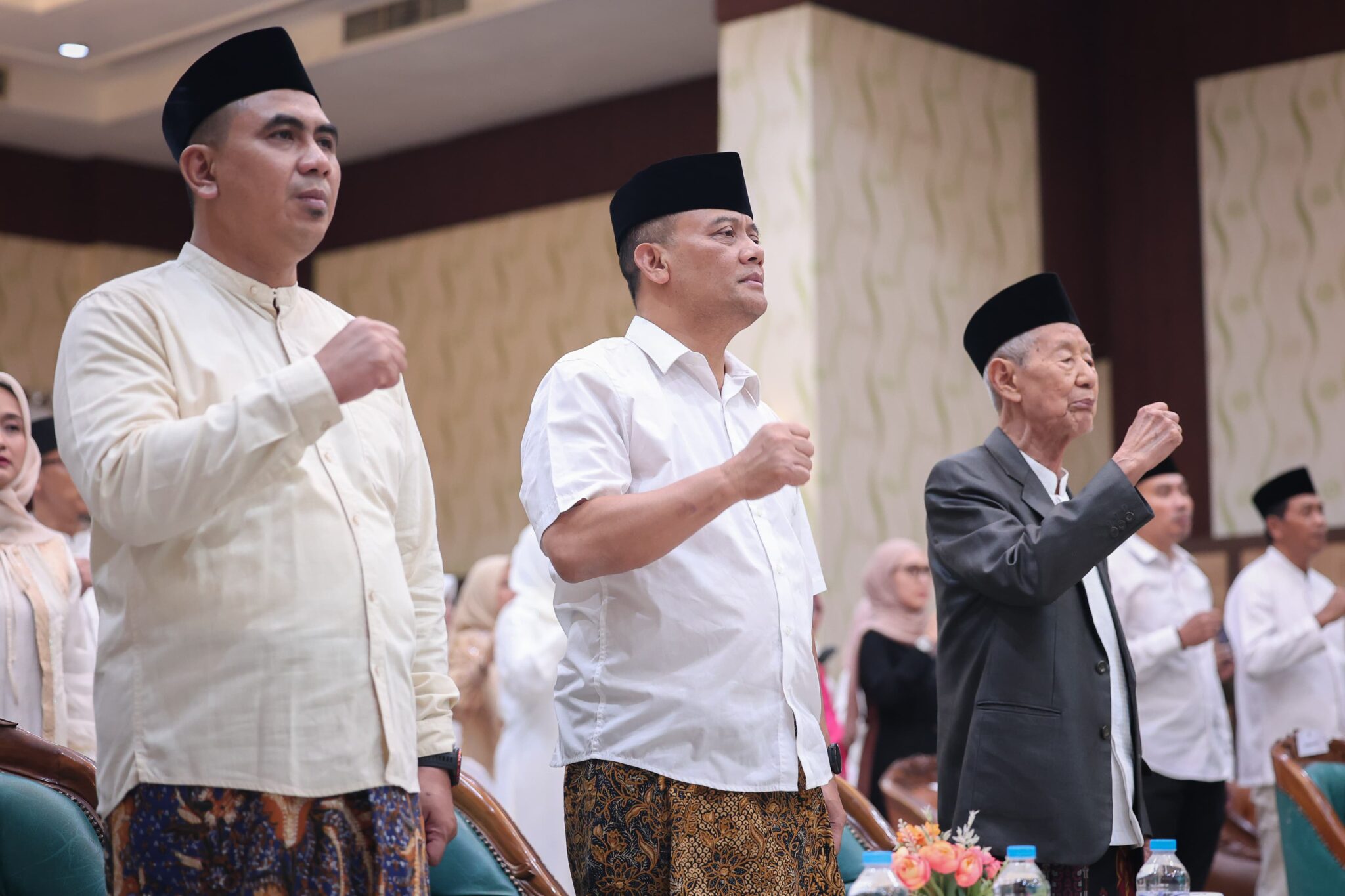 Gubernur Jawa Tengah Ahmad Luthfi bersama Wakil Gubernur Taj Yasin Maimoen