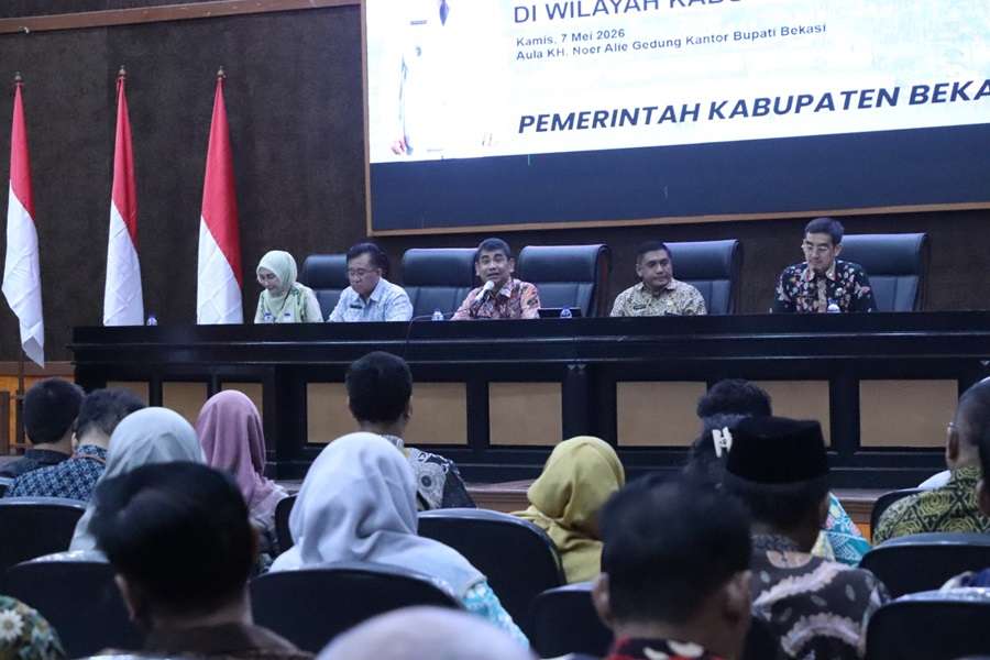 Rapat koordinasi di Gedung Kantor Bupati Bekasi