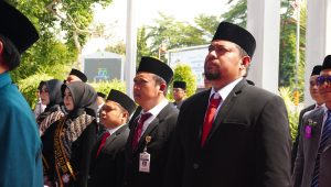 Bawaslu Pati Ikuti Upacara HUT ke-81 RI, Teguhkan Komitmen Menjaga Demokrasi