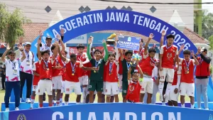 Plt Bupati Pati Lepas Safin Pati U-15 Menuju Piala Soeratin Nasional di Surabaya